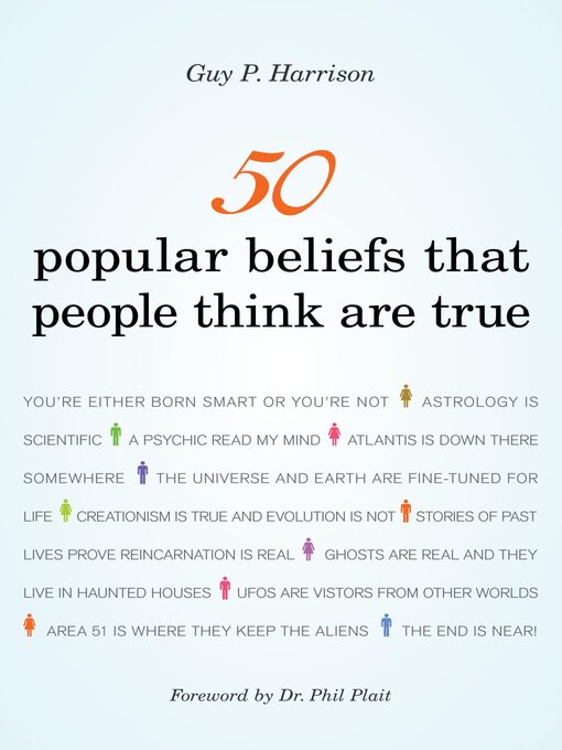 Title details for 50 Popular Beliefs That People Think Are True by Guy P. Harrison - Wait list